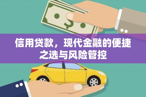 芎林信用贷款，现代金融的便捷之选与风险管控