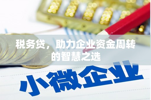 芎林税务贷，助力企业资金周转的智慧之选