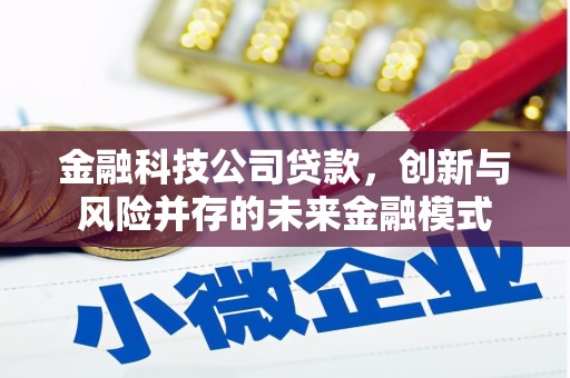 芎林金融科技公司贷款，创新与风险并存的未来金融模式