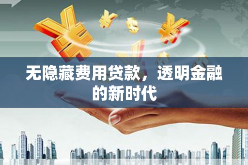 芎林无隐藏费用贷款，透明金融的新时代