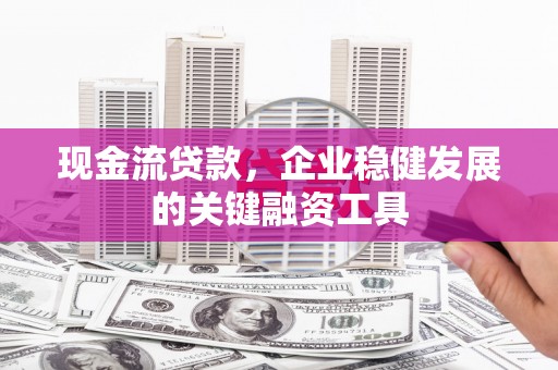 芎林现金流贷款，企业稳健发展的关键融资工具