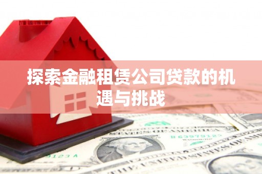 芎林探索金融租赁公司贷款的机遇与挑战