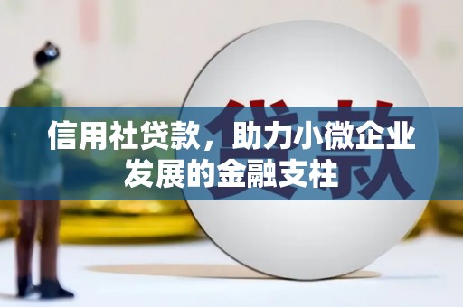 芎林信用社贷款，助力小微企业发展的金融支柱