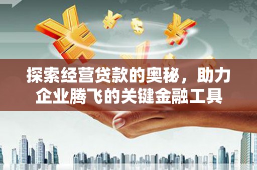 芎林探索经营贷款的奥秘，助力企业腾飞的关键金融工具