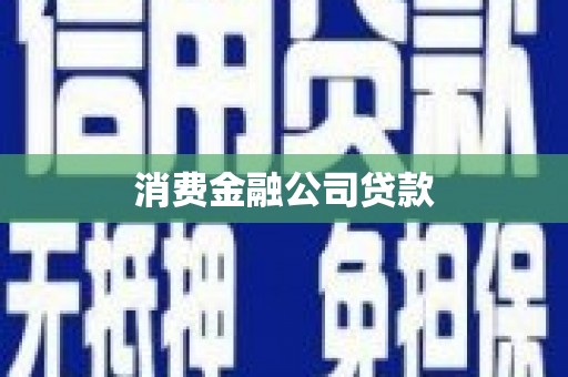 芎林消费金融公司贷款
