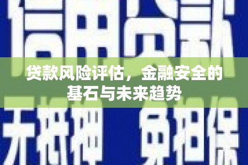 芎林贷款风险评估，金融安全的基石与未来趋势