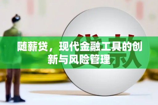 芎林随薪贷，现代金融工具的创新与风险管理