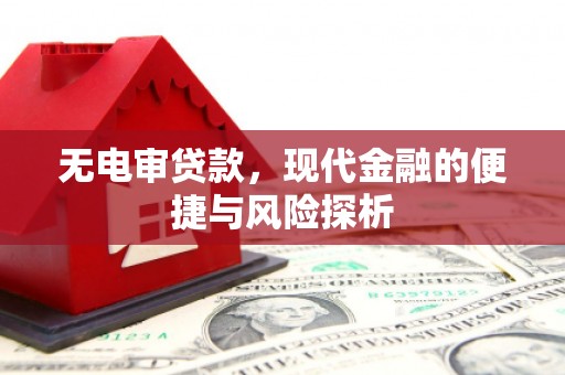 芎林无电审贷款，现代金融的便捷与风险探析