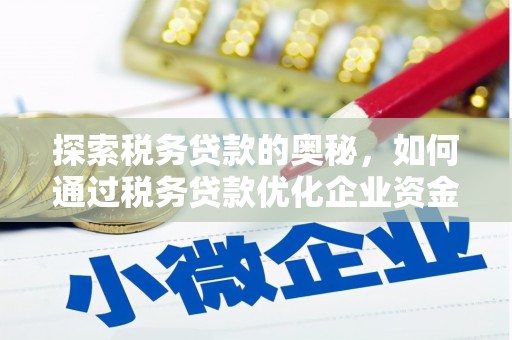 芎林探索税务贷款的奥秘，如何通过税务贷款优化企业资金流