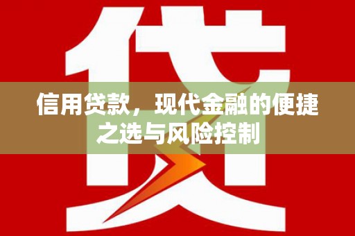 芎林信用贷款，现代金融的便捷之选与风险控制