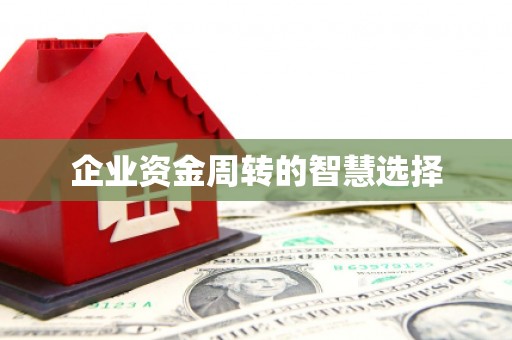 芎林企业资金周转的智慧选择