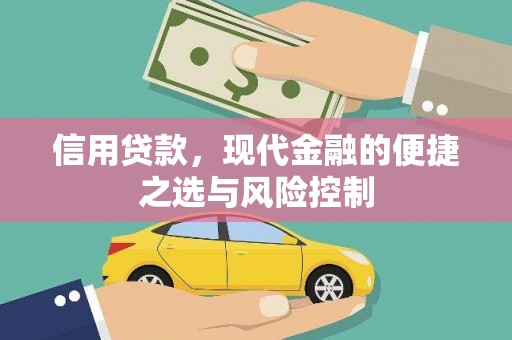 芎林信用贷款，现代金融的便捷之选与风险控制