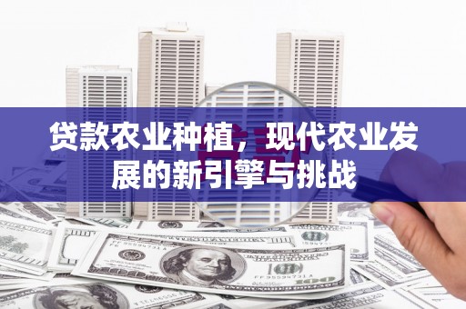 芎林贷款农业种植，现代农业发展的新引擎与挑战