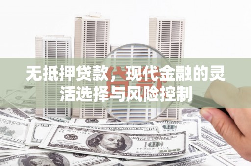 芎林无抵押贷款，现代金融的灵活选择与风险控制