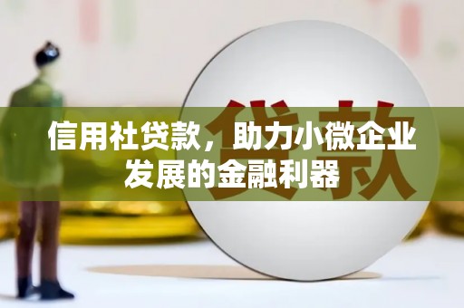 芎林信用社贷款，助力小微企业发展的金融利器