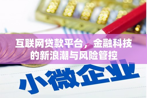 芎林互联网贷款平台，金融科技的新浪潮与风险管控