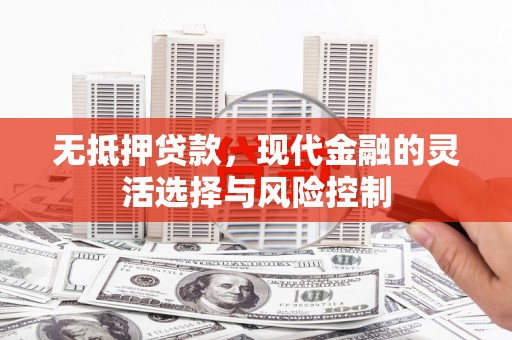 芎林无抵押贷款，现代金融的灵活选择与风险控制