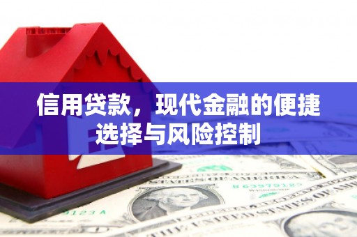 芎林信用贷款，现代金融的便捷选择与风险控制