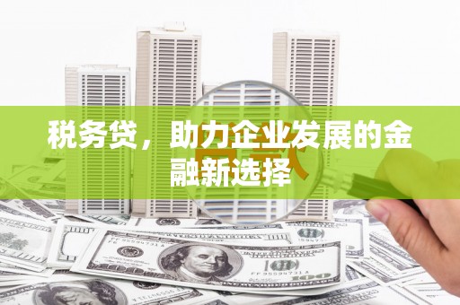芎林税务贷，助力企业发展的金融新选择