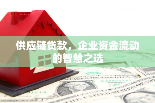芎林供应链贷款，企业资金流动的智慧之选