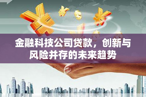 芎林金融科技公司贷款，创新与风险并存的未来趋势