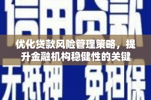 芎林优化贷款风险管理策略，提升金融机构稳健性的关键