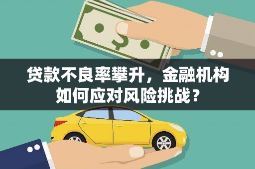 芎林贷款不良率攀升，金融机构如何应对风险挑战？