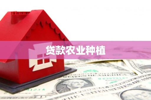 芎林贷款农业种植