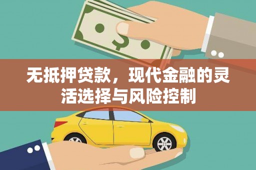 芎林无抵押贷款，现代金融的灵活选择与风险控制