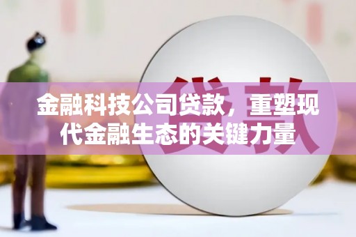 芎林金融科技公司贷款，重塑现代金融生态的关键力量