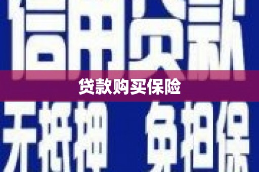芎林贷款购买保险
