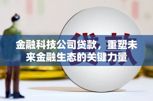 芎林金融科技公司贷款，重塑未来金融生态的关键力量