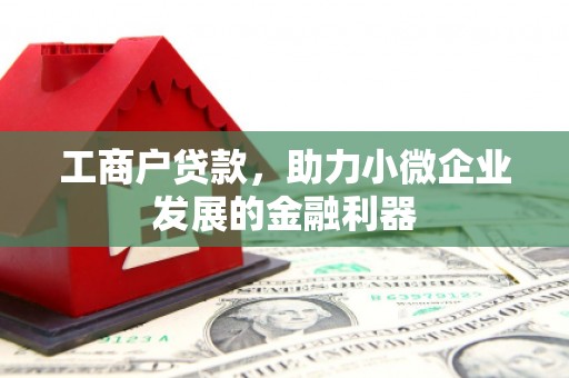 芎林工商户贷款，助力小微企业发展的金融利器