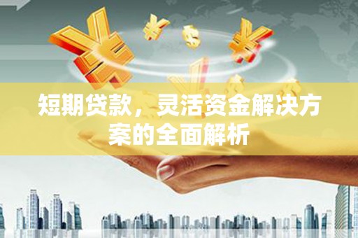 芎林短期贷款，灵活资金解决方案的全面解析