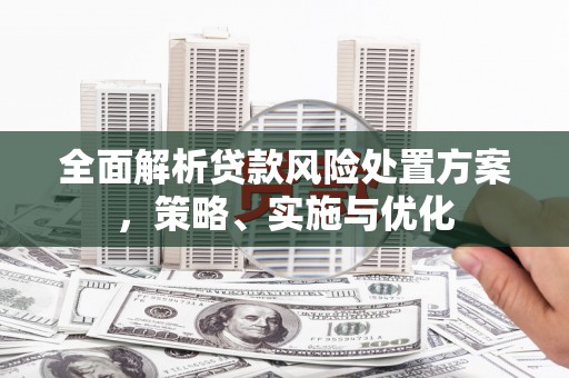 芎林全面解析贷款风险处置方案，策略、实施与优化