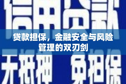 芎林贷款担保，金融安全与风险管理的双刃剑