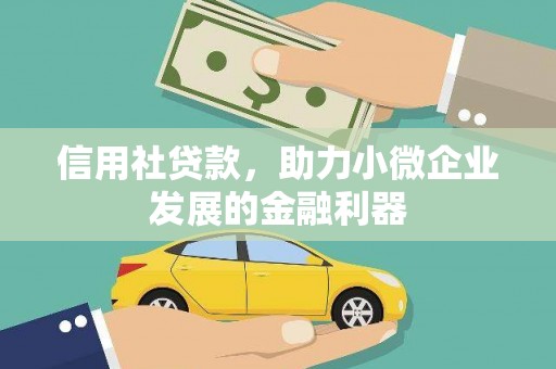 芎林信用社贷款，助力小微企业发展的金融利器