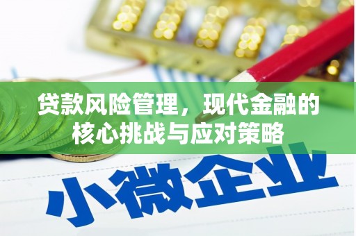芎林贷款风险管理，现代金融的核心挑战与应对策略