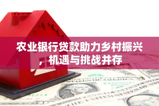 芎林农业银行贷款助力乡村振兴，机遇与挑战并存