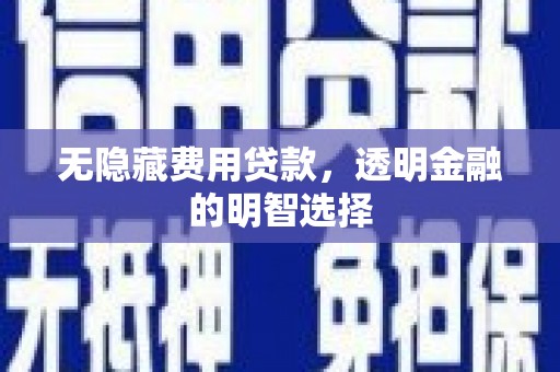 芎林无隐藏费用贷款，透明金融的明智选择