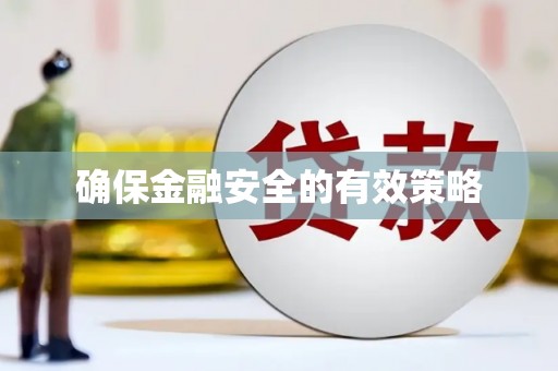 芎林确保金融安全的有效策略