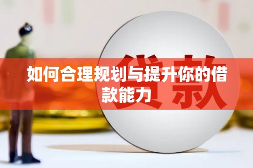 芎林如何合理规划与提升你的借款能力