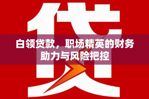 芎林白领贷款，职场精英的财务助力与风险把控